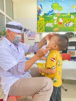 Đố mọi người con được được bác sỹ hám gì đây ạ?