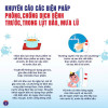 KHUYẾN CÁO PHÒNG, CHỐNG DỊCH BỆNH MÙA MƯA BÃO