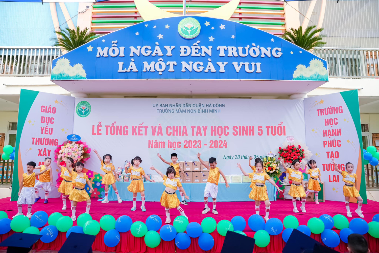 LỄ TỔNG KẾT VÀ CHIA TAY HỌC SINH 5 TUỔI NĂM HỌC 2023-2024