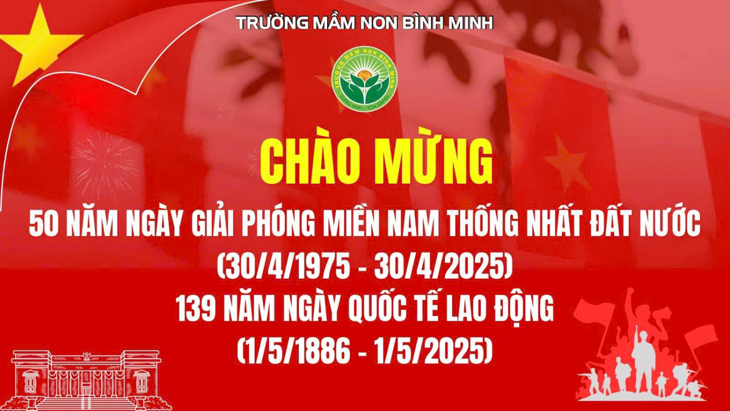 CHÀO MỪNG 50 NĂM GIẢI PHÓNG MIỀN NAM THỐNG NHẤT ĐẤT NƯỚC