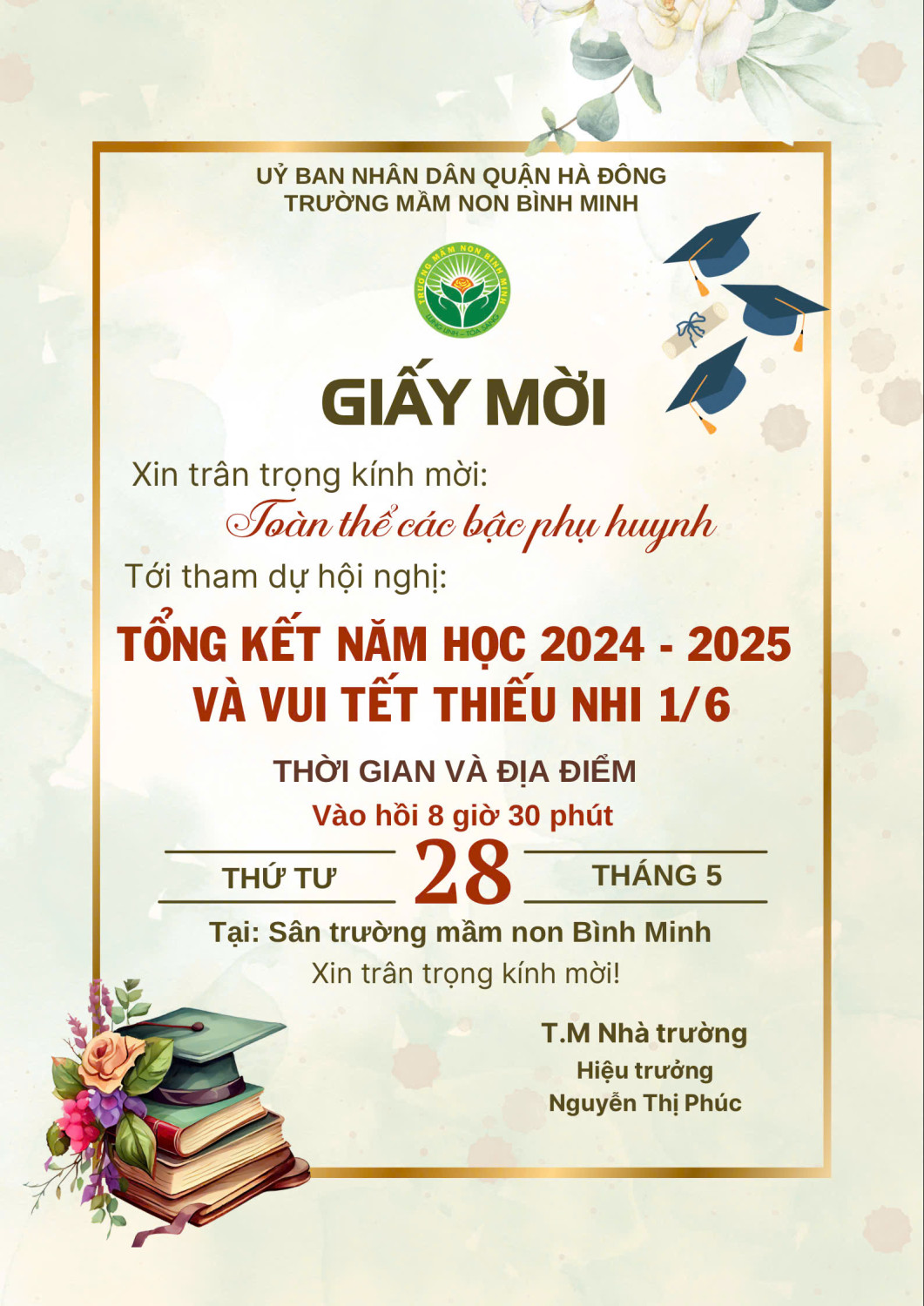 Tổng kết năm học